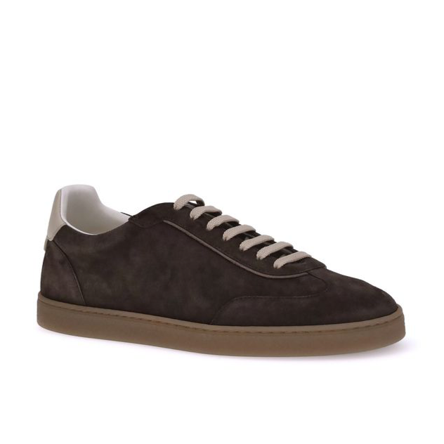 Brunello Cucinelli Brown Suede Sneakers