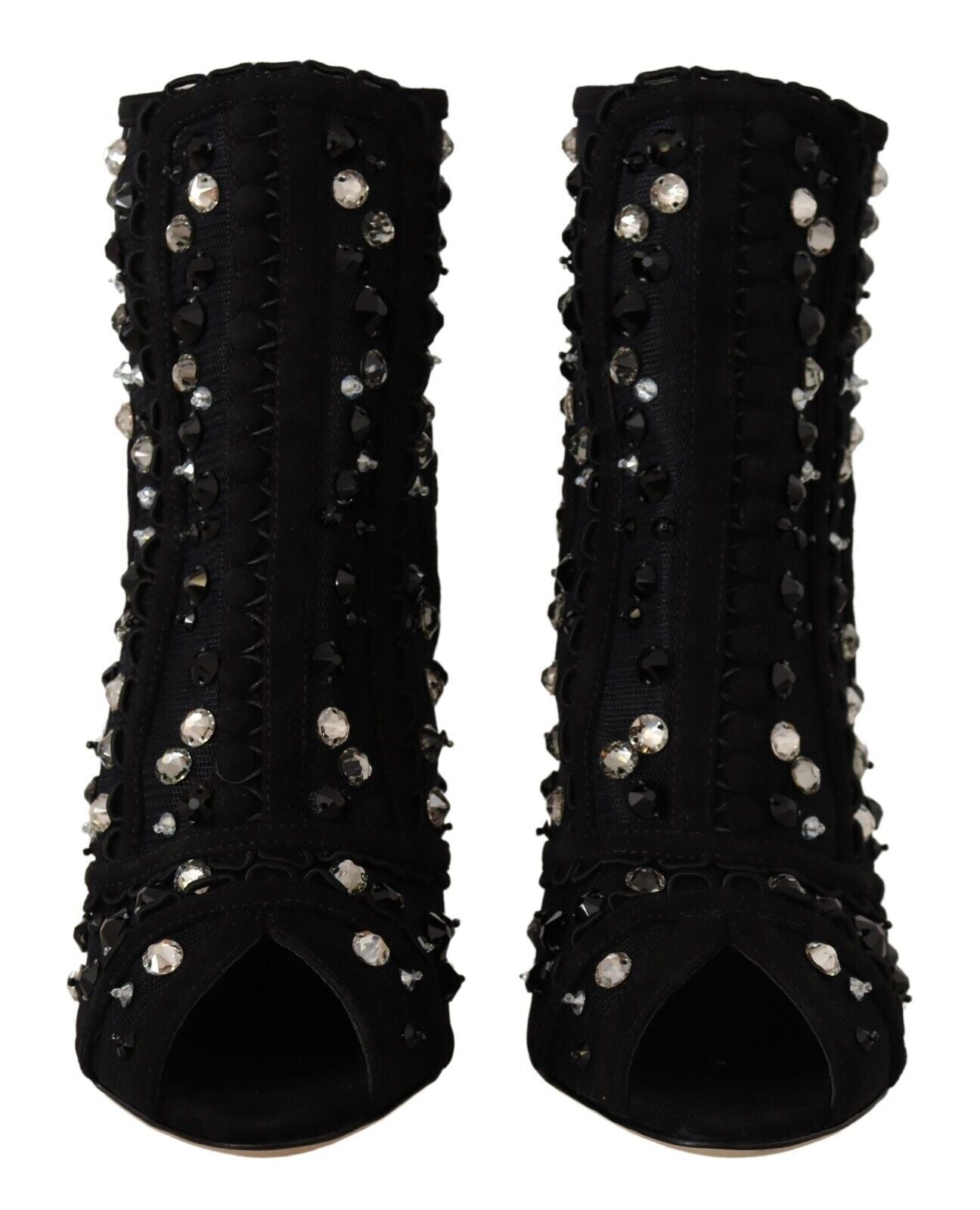 Dolce & Gabbana Embellished Crystal Booties