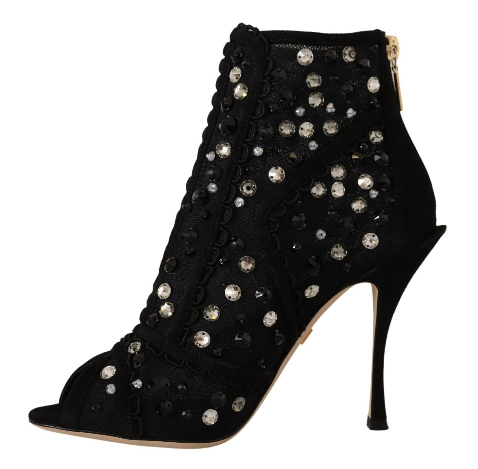 Dolce & Gabbana Embellished Crystal Booties