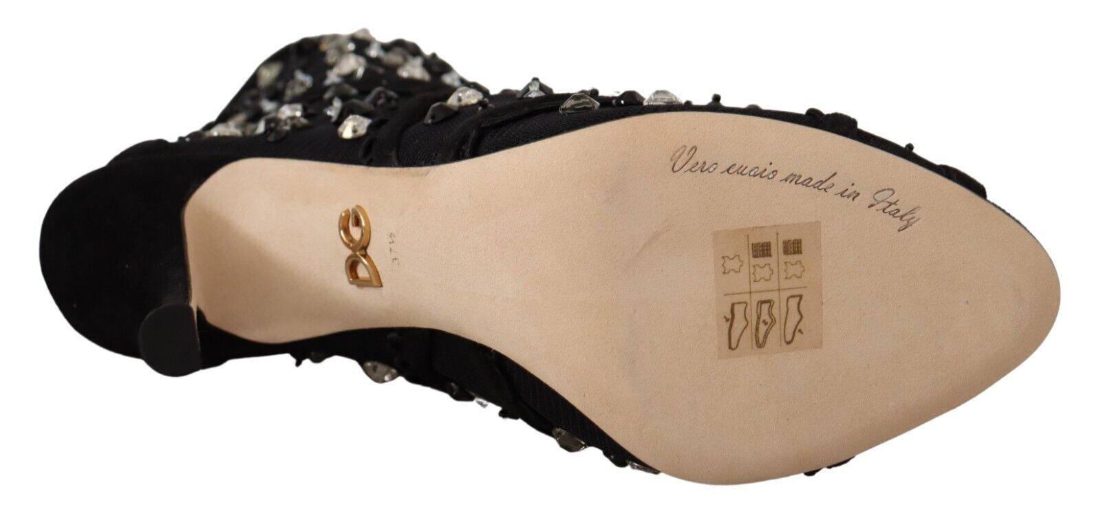 Dolce & Gabbana Embellished Crystal Booties