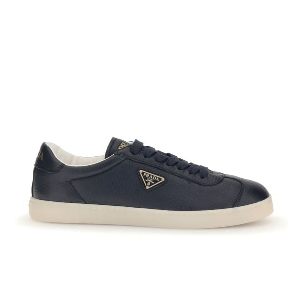 Prada Black Deerskin Leather Men’s Sneakers
