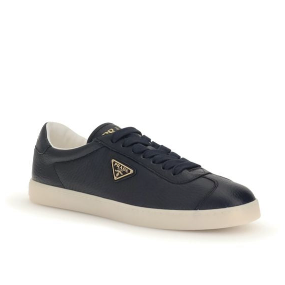 Prada Black Deerskin Leather Men’s Sneakers