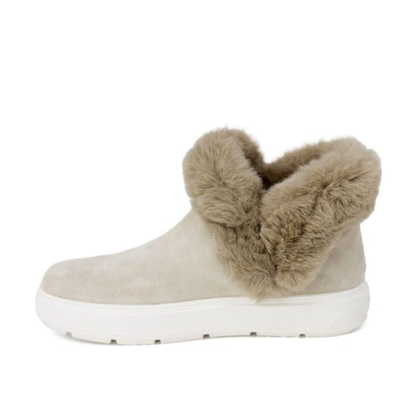 Love Moschino Beige Leather Sneaker