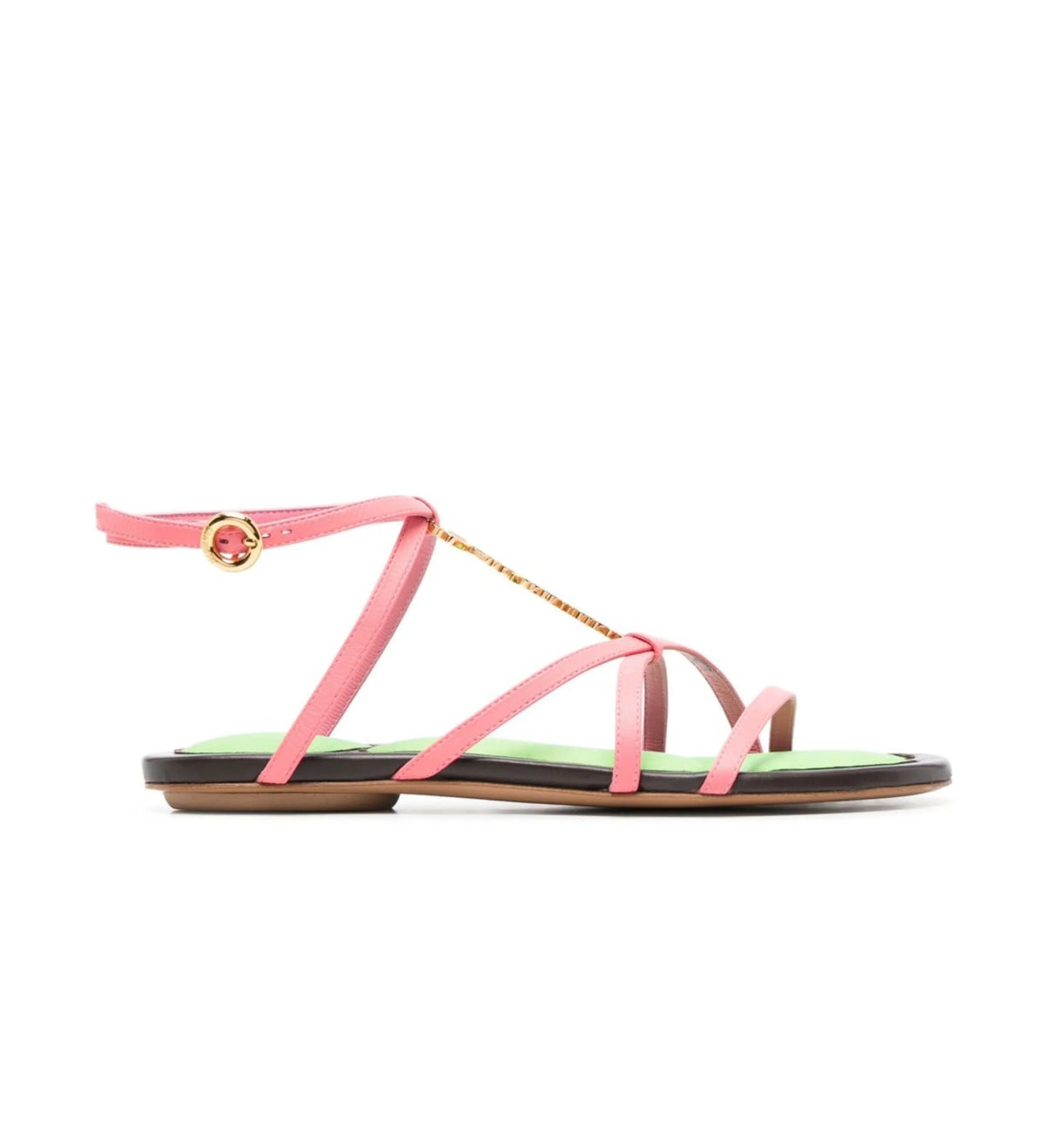 Jacquemus Pink Leather Sandal