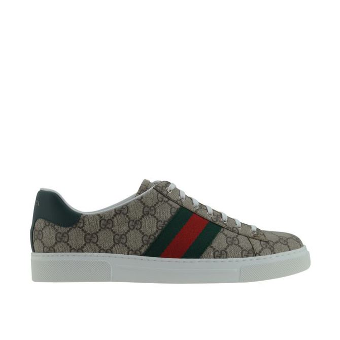 Gucci Gray Canvas Men's Sneakers