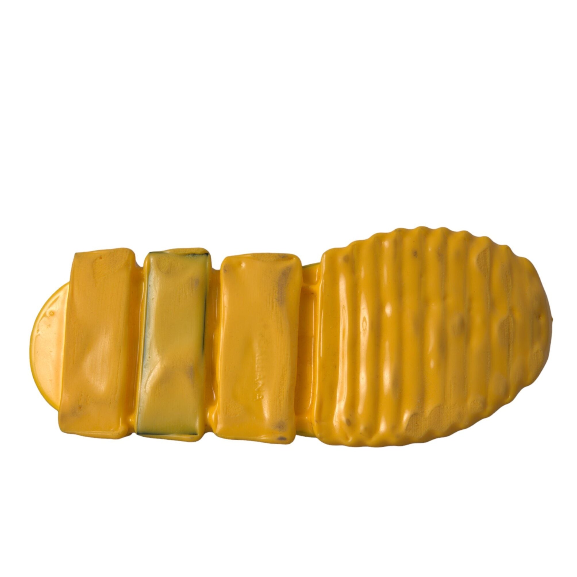 Dolce & Gabbana Yellow Sorrento Slip On Sneakers