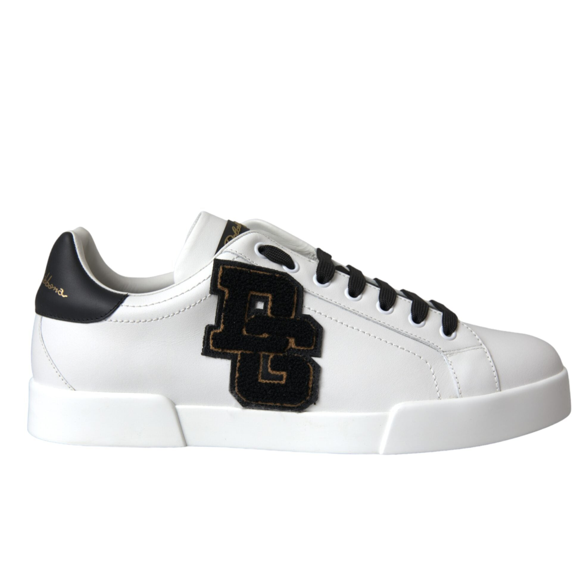 Dolce & Gabbana White DG Logo Low Top Sneakers