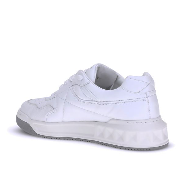 Valentino Garavani One Stud White Low-Top Sneakers