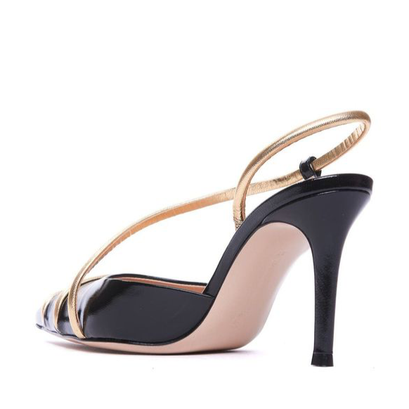 Gianvito Rossi Leather Slingback Pumps