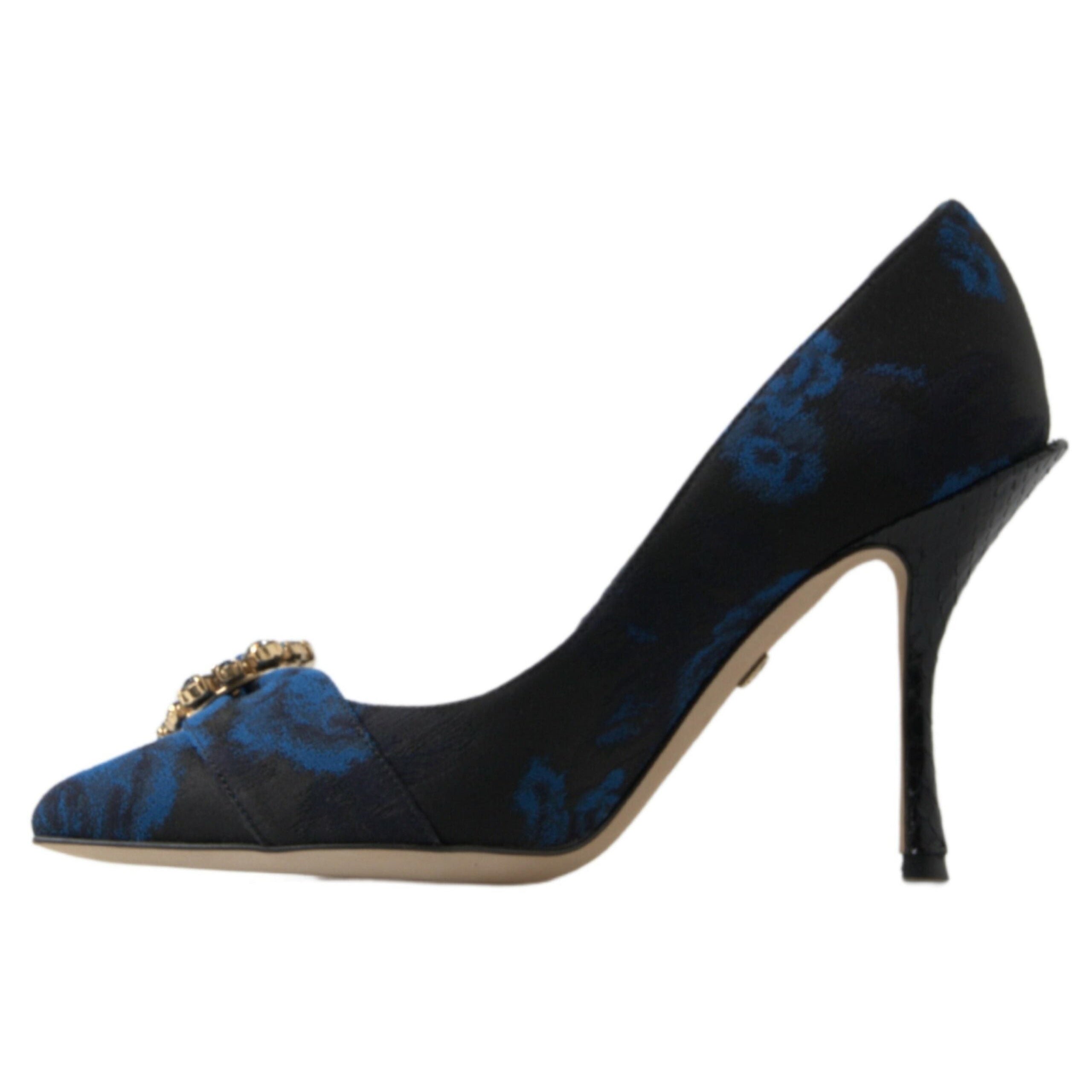Dolce & Gabbana Blue Crystal Pumps