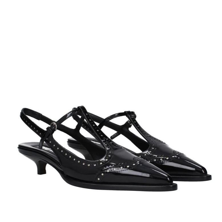 Miu Miu Leather Slingback Pumps