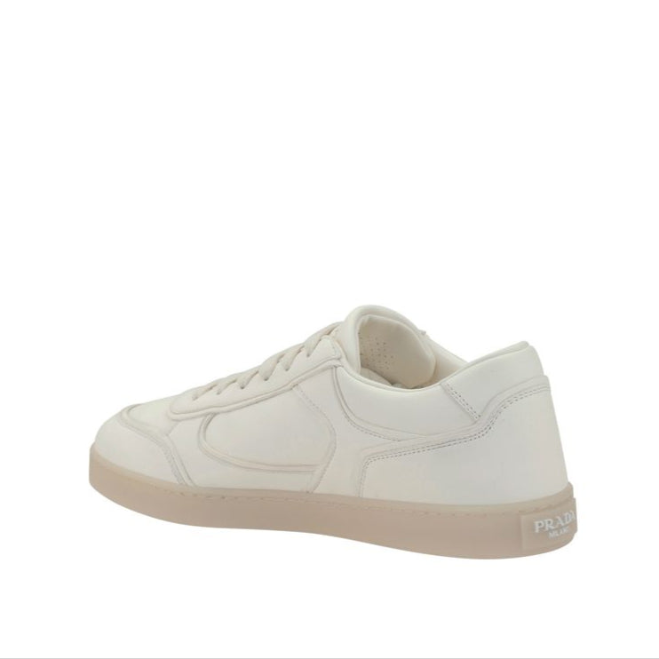 Prada White Leather Sneakers