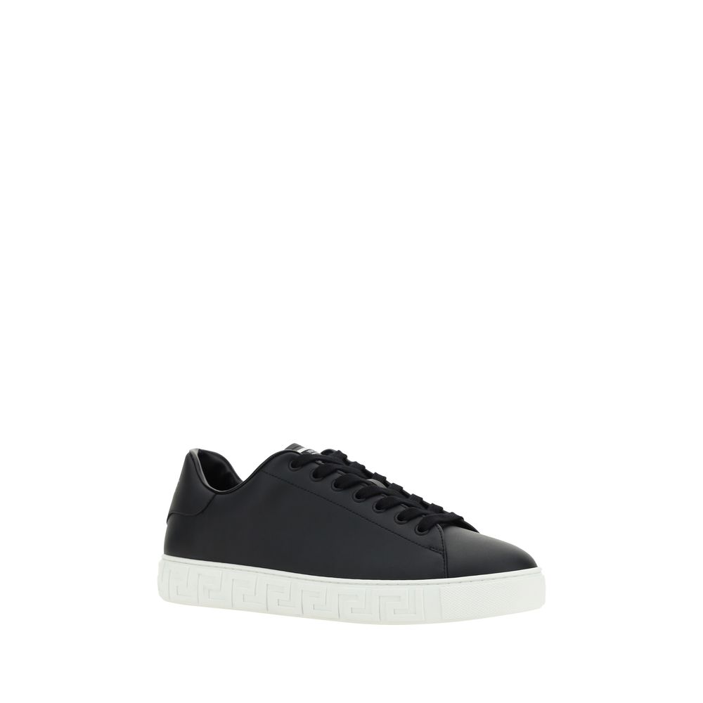 Versace Greca Men's Black Sneakers