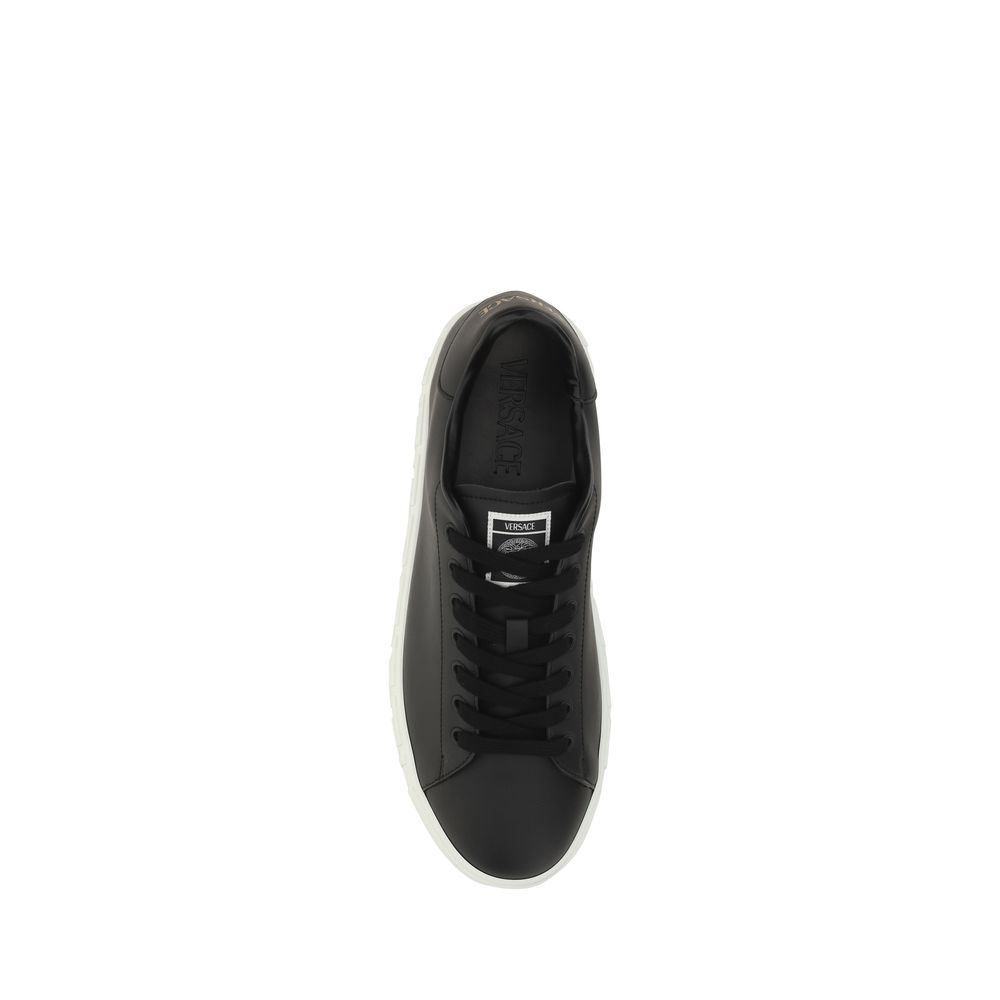 Versace Greca Men's Black Sneakers