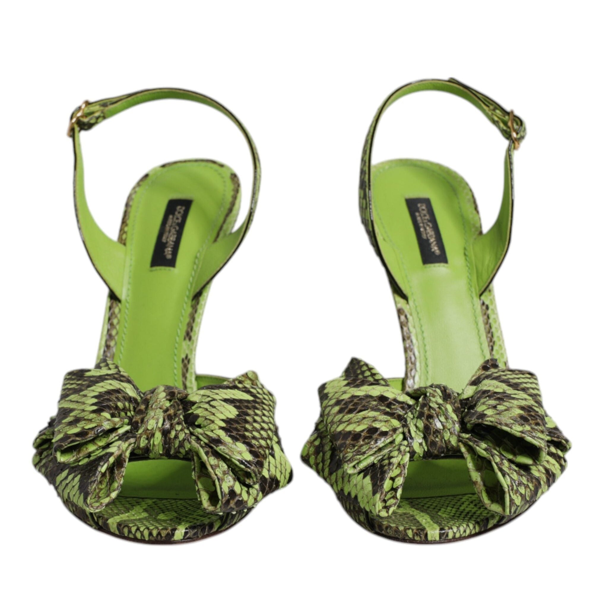 Dolce & Gabbana Green Python Leather