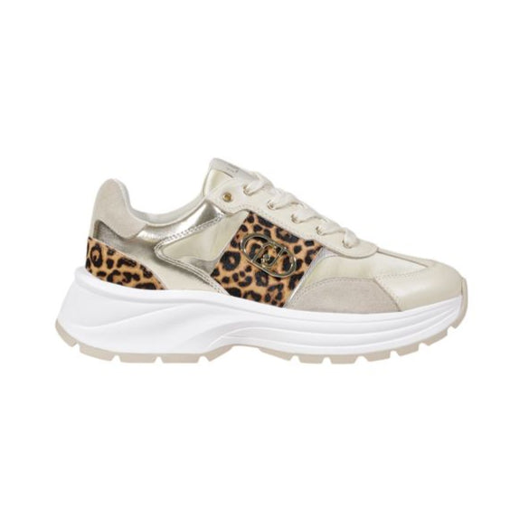 Liu Jo Gold Leather Sneaker