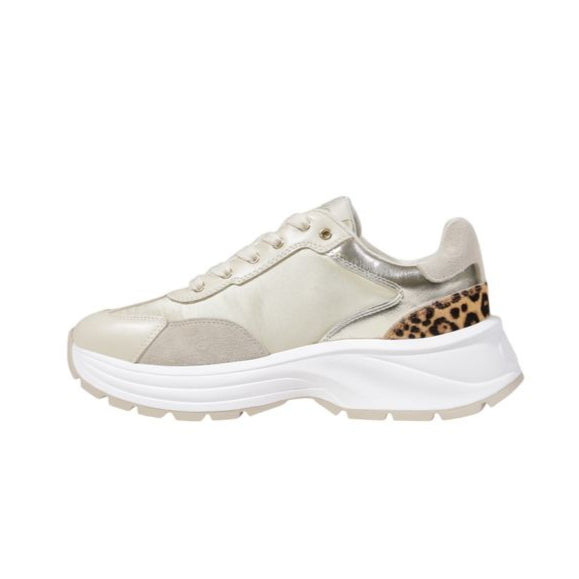 Liu Jo Gold Leather Sneaker