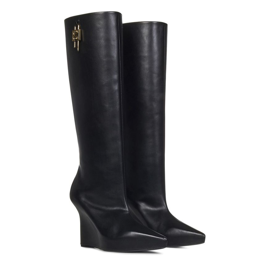 Givenchy G-Lock Leather Boots