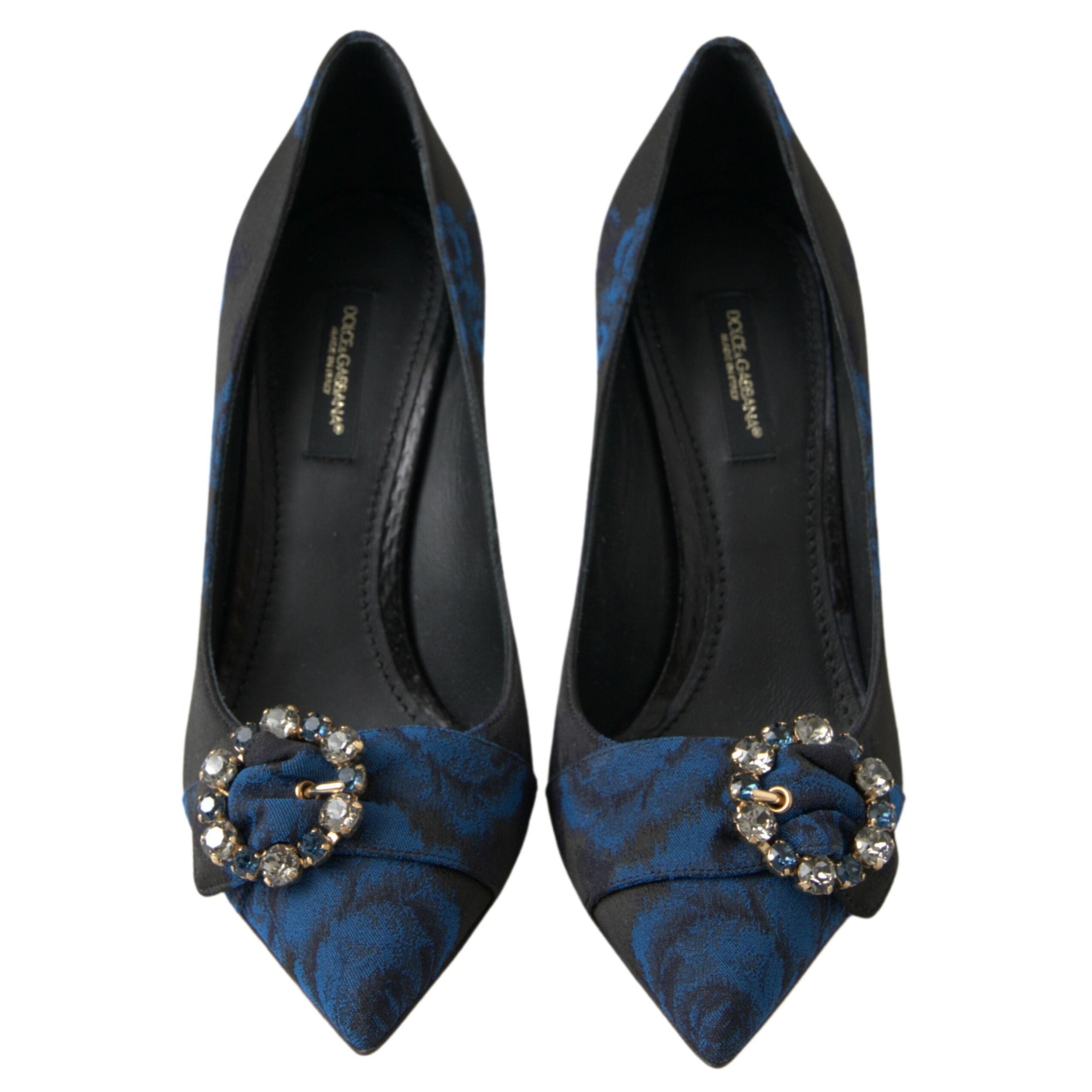 Dolce & Gabbana Blue Crystal Pumps