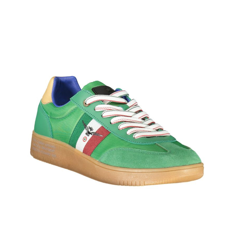 Esercito 1659 Green Leather Men Sneaker