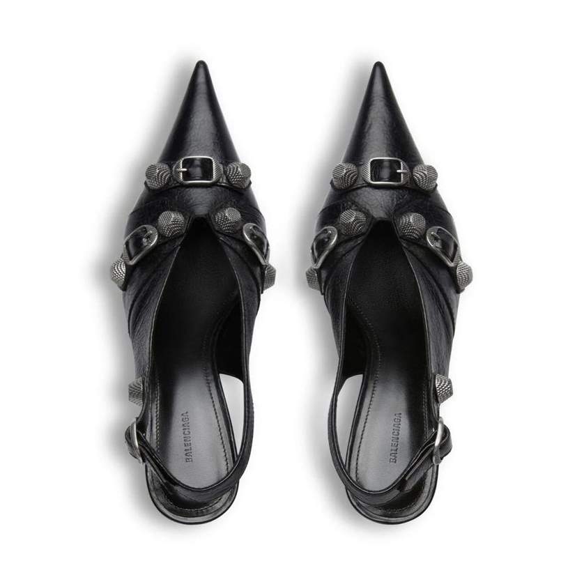 Balenciaga Cagole Slingback Pumps