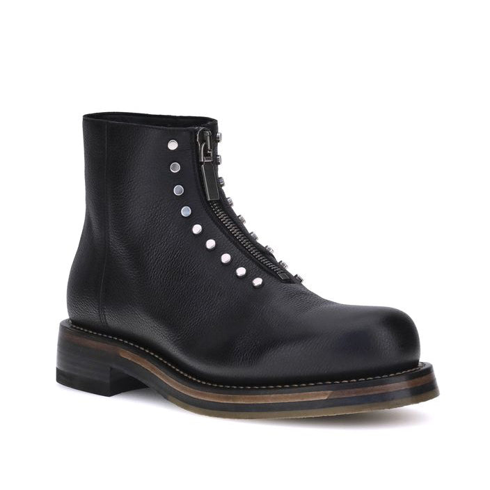 Alexander McQueen Studded leather Ankle Boots