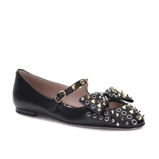 Valentino Garavani Mary-Jane Bowow Ballerinas