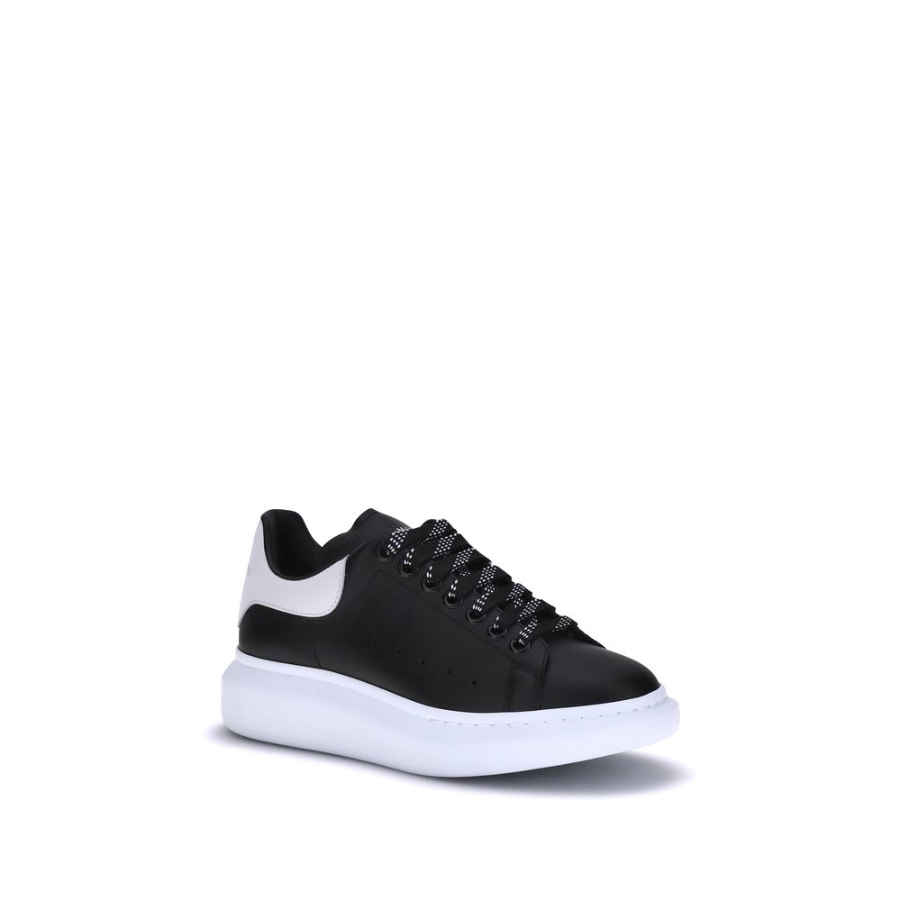 Alexander McQueen Black Leather Men's Sneakers