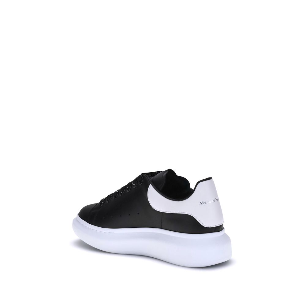 Alexander McQueen Black Leather Men's Sneakers