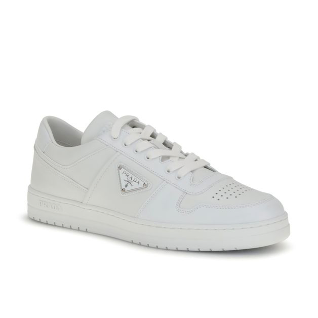 Prada White Leather Men’s Sneakers