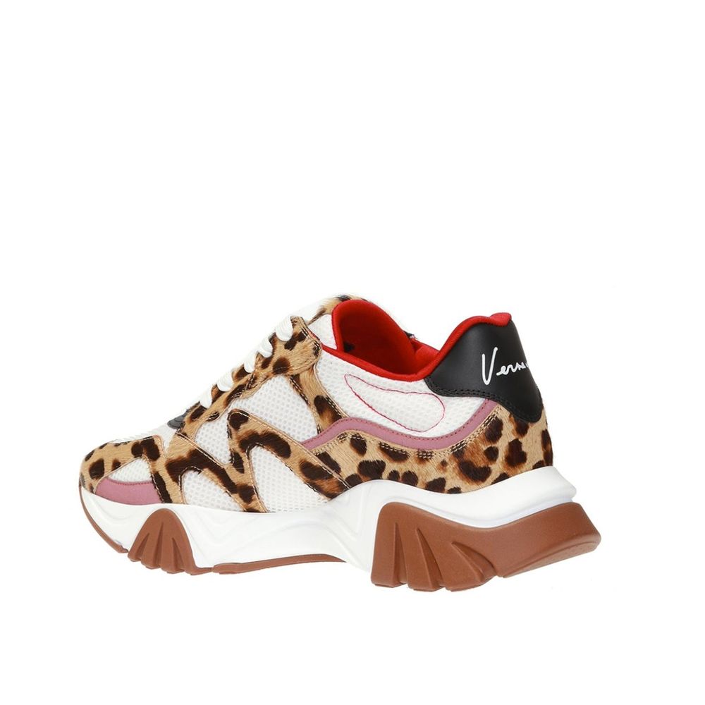 Versace Squalo Leopard Men's Sneakers