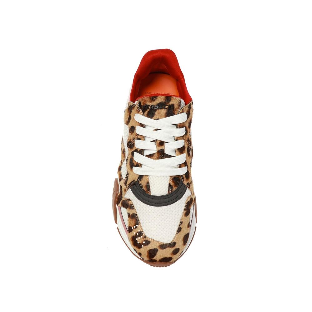 Versace Squalo Leopard Men's Sneakers