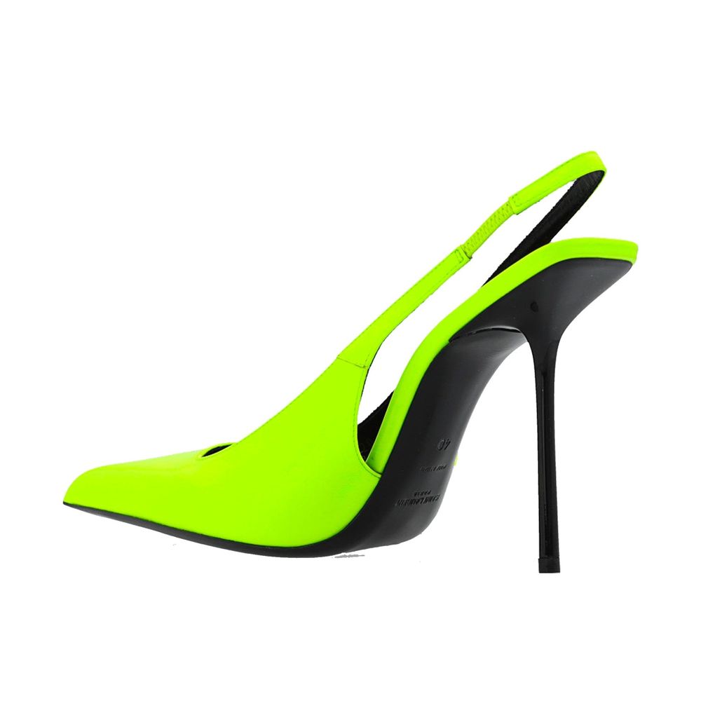 Saint Laurent Neon Kiss 105 Slingback Pumps