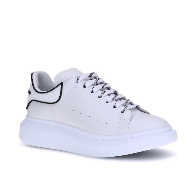 Alexander McQueen White on White Leather Men’s Sneakers