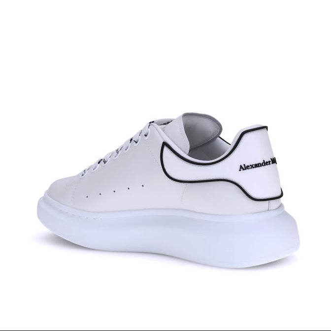 Alexander McQueen White on White Leather Men’s Sneakers