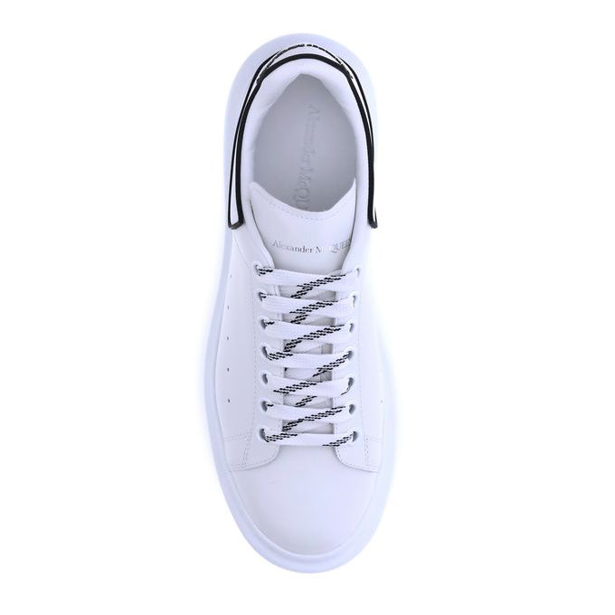 Alexander McQueen White on White Leather Men’s Sneakers