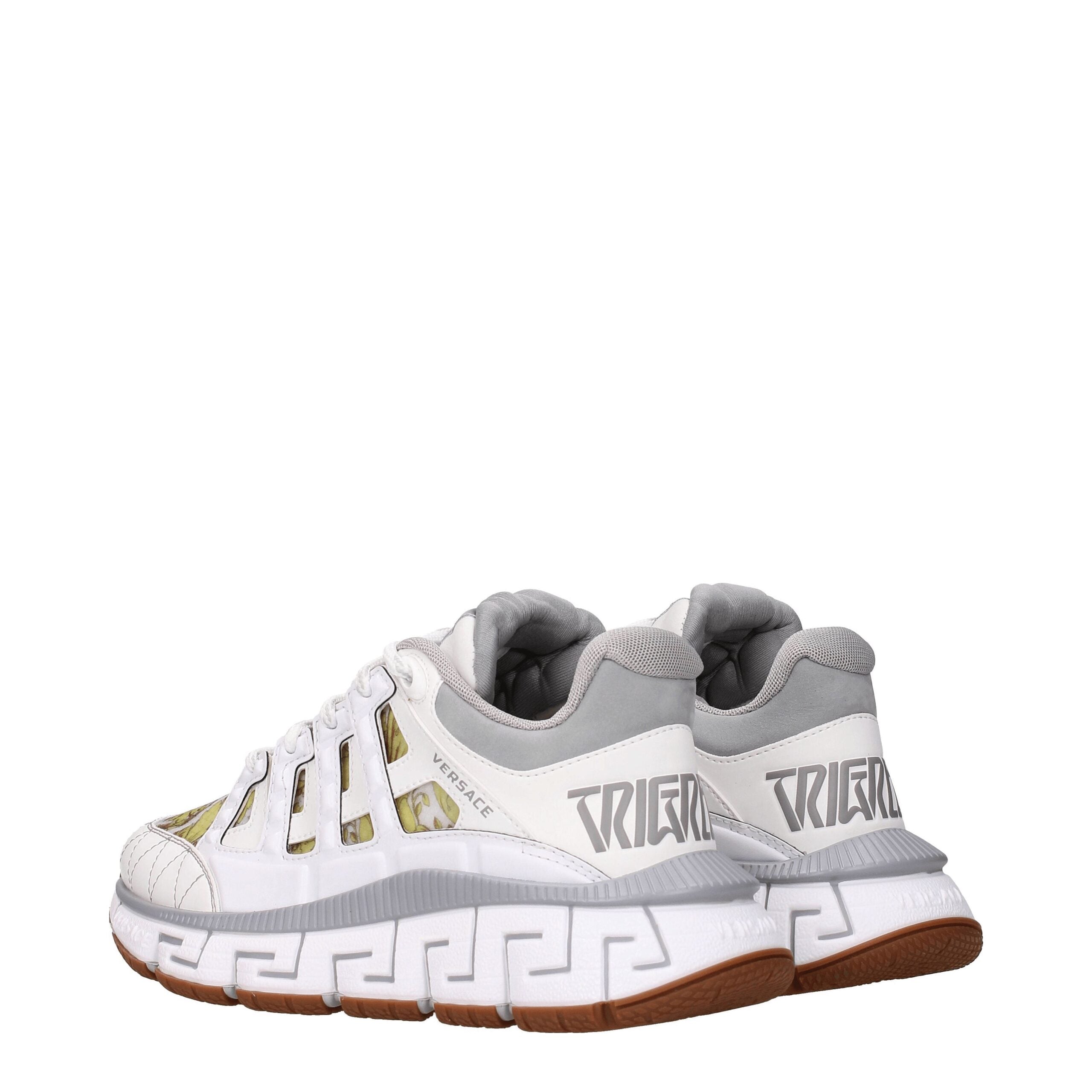 Versace White Leather Greca Women's Sneakers