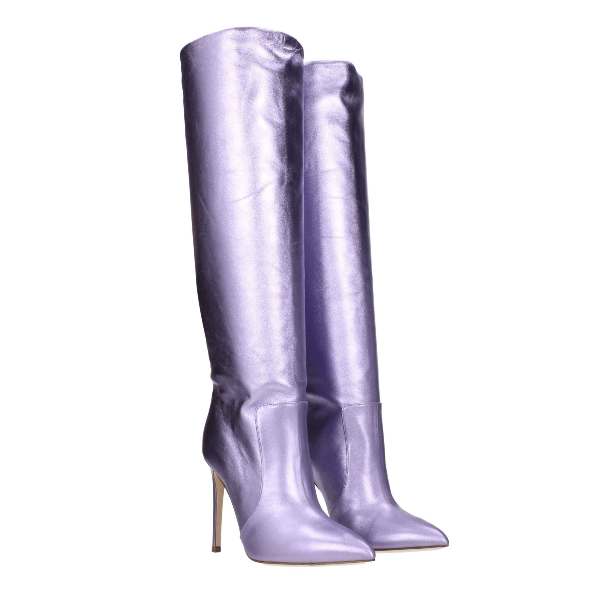Paris Texas Purple Leather Boot
