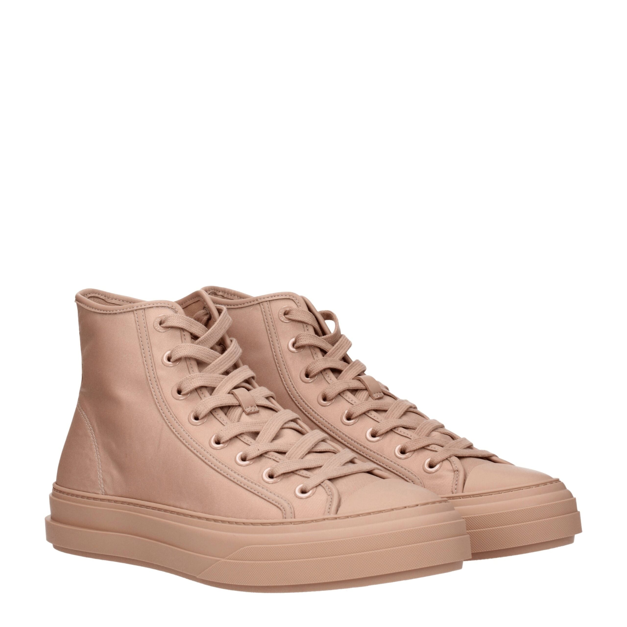 Valentino Garavani Beige Fabric Men's Sneakers