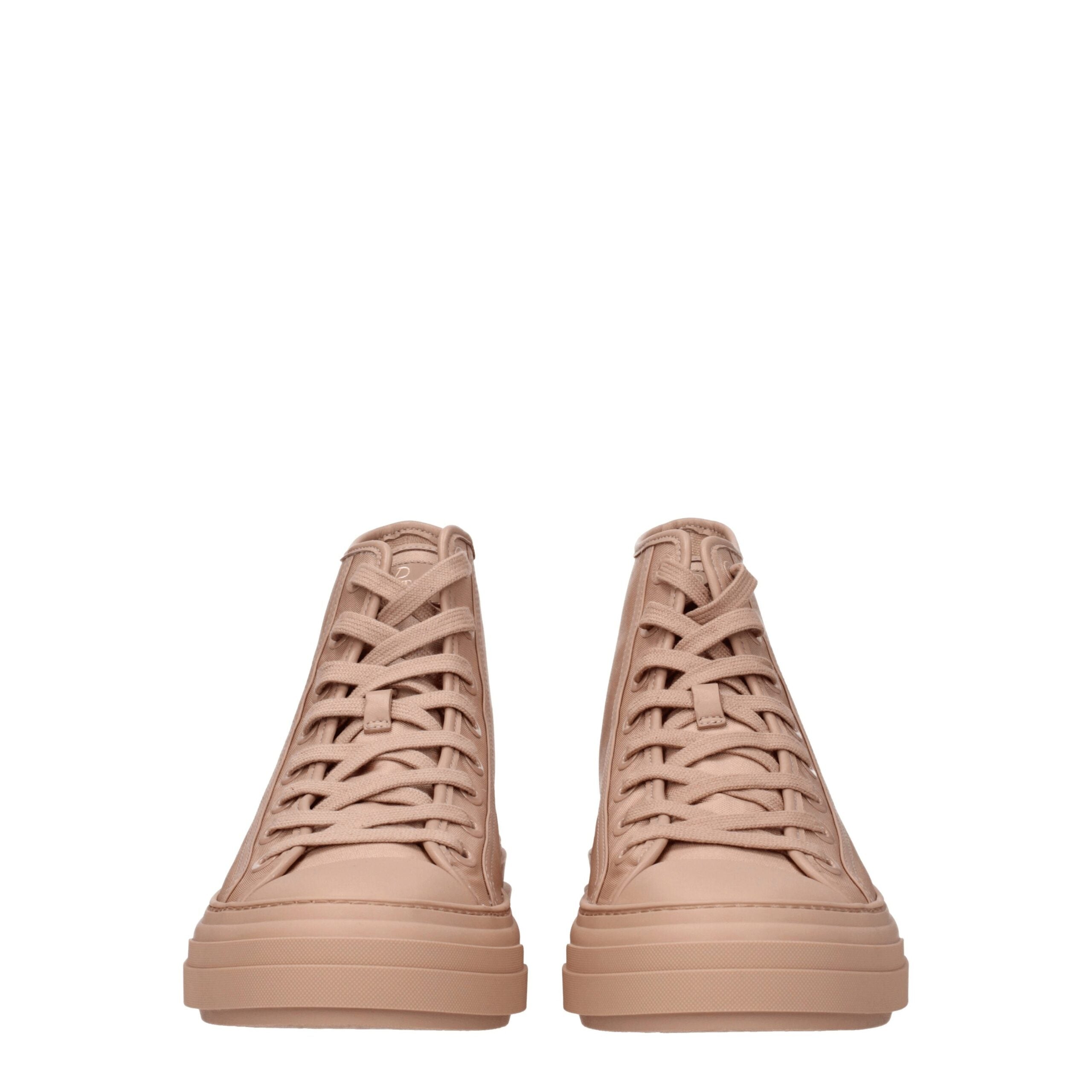 Valentino Garavani Beige Fabric Men's Sneakers