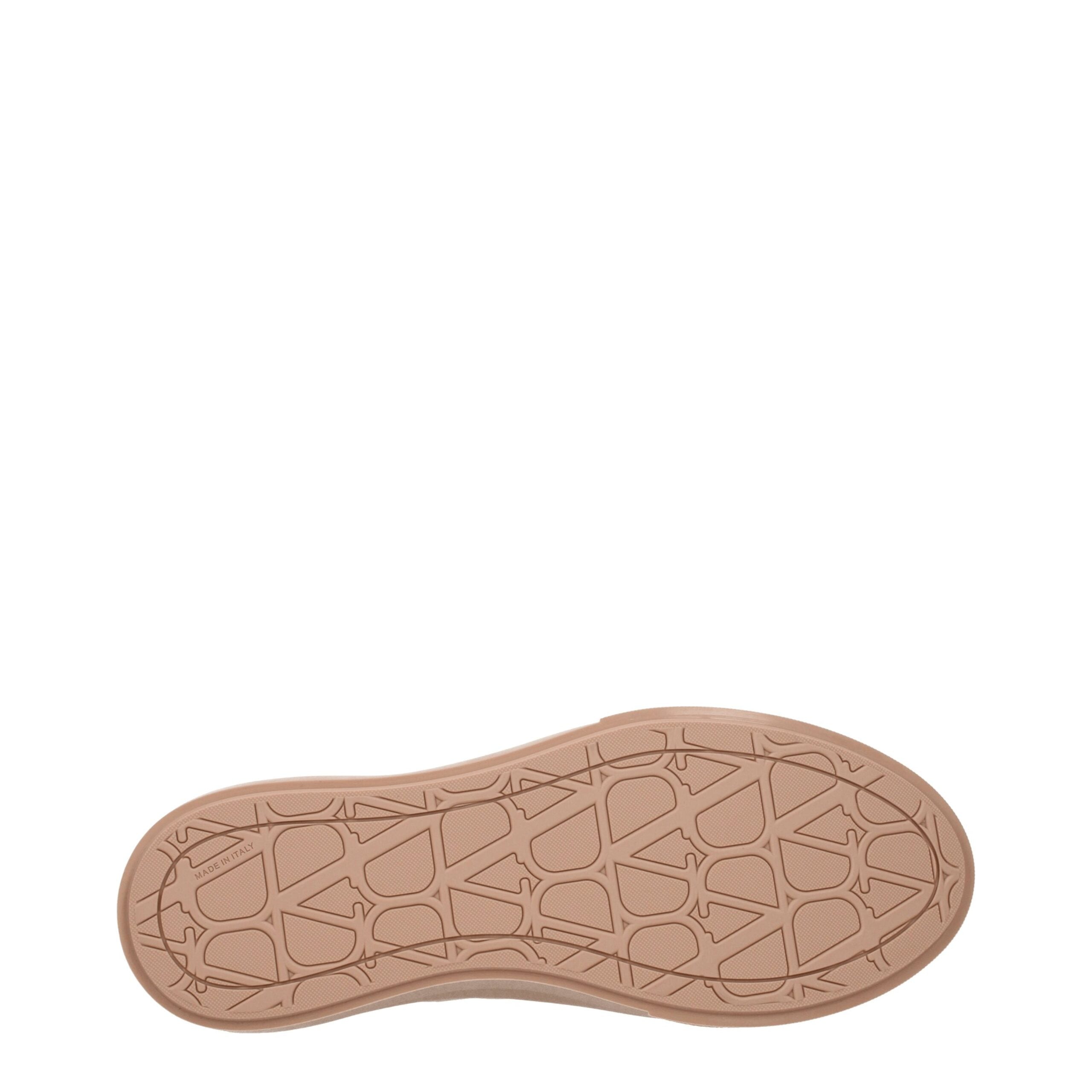Valentino Garavani Beige Fabric Men's Sneakers