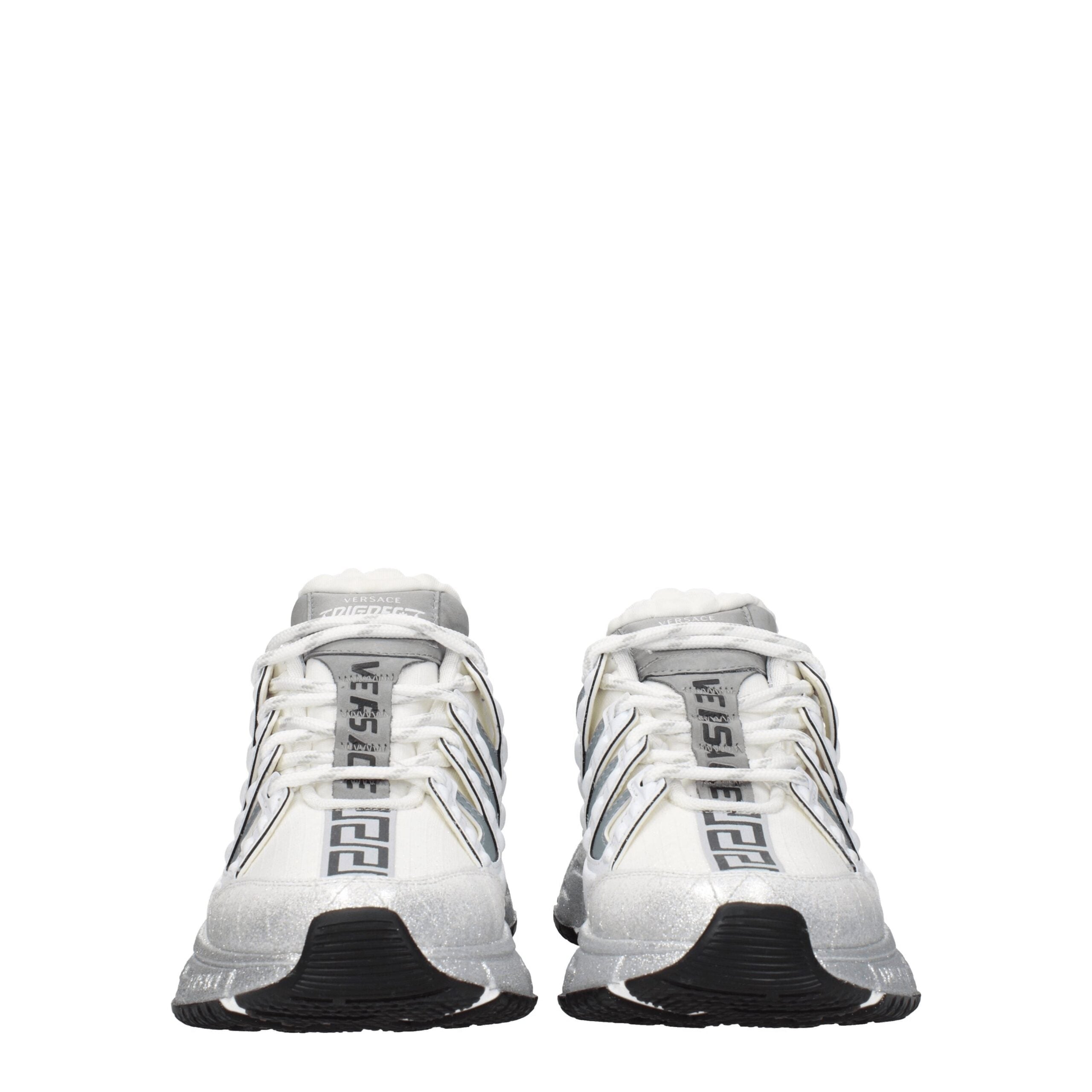 Versace White Greca Sneakers
