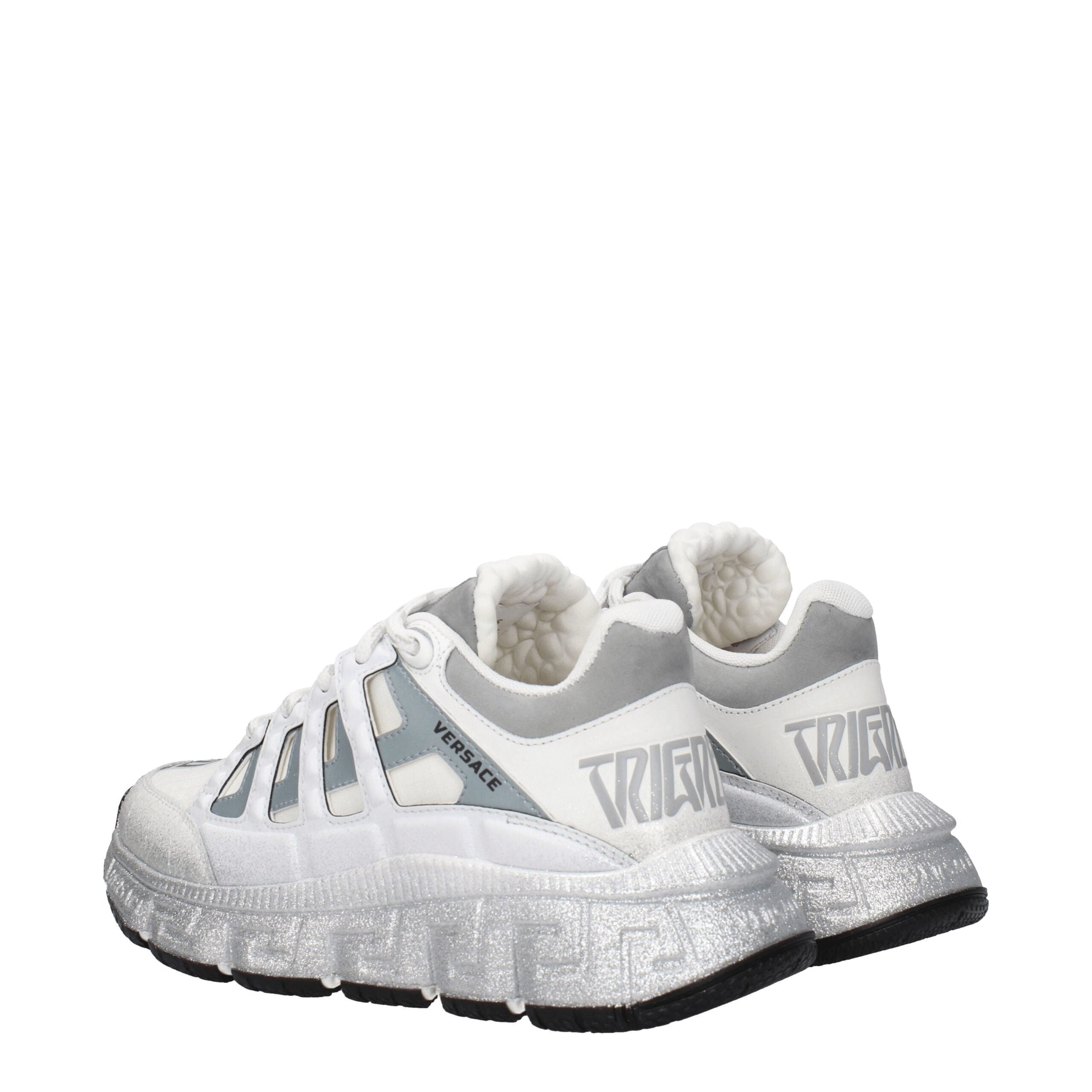 Versace White Greca Sneakers