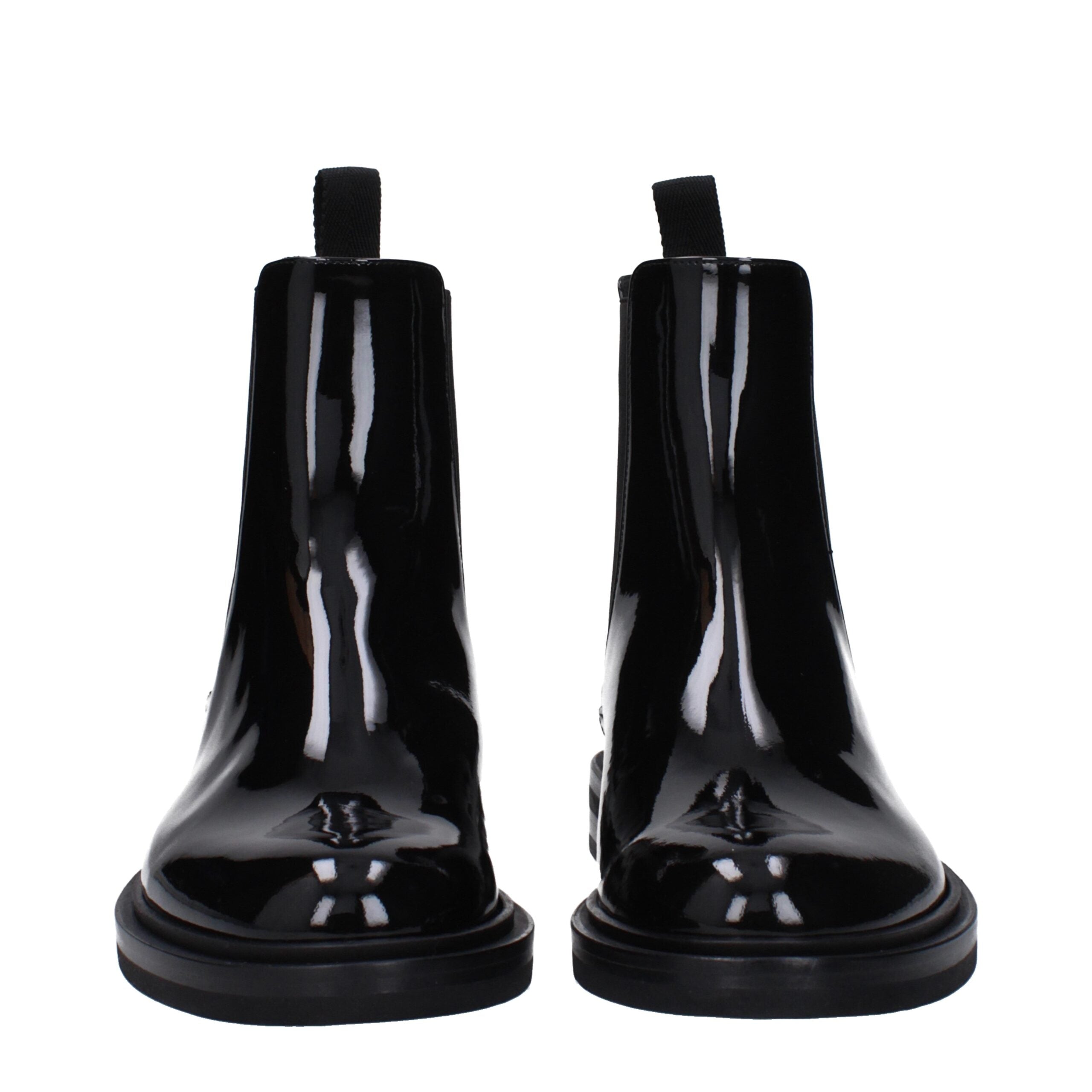 Dolce & Gabbana Black Leather Chelsea Boots