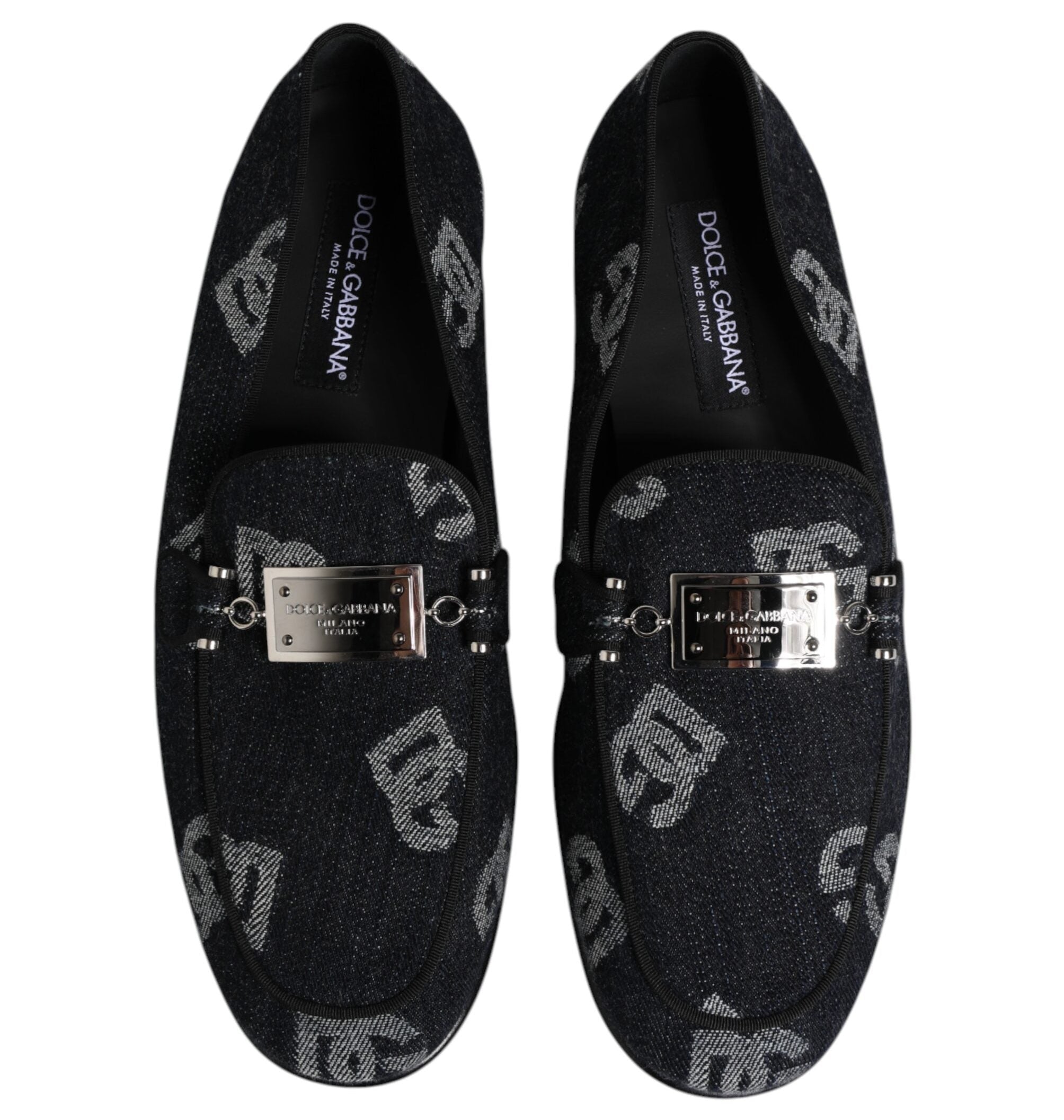 Dolce & Gabbana Cotton Formal Loafers