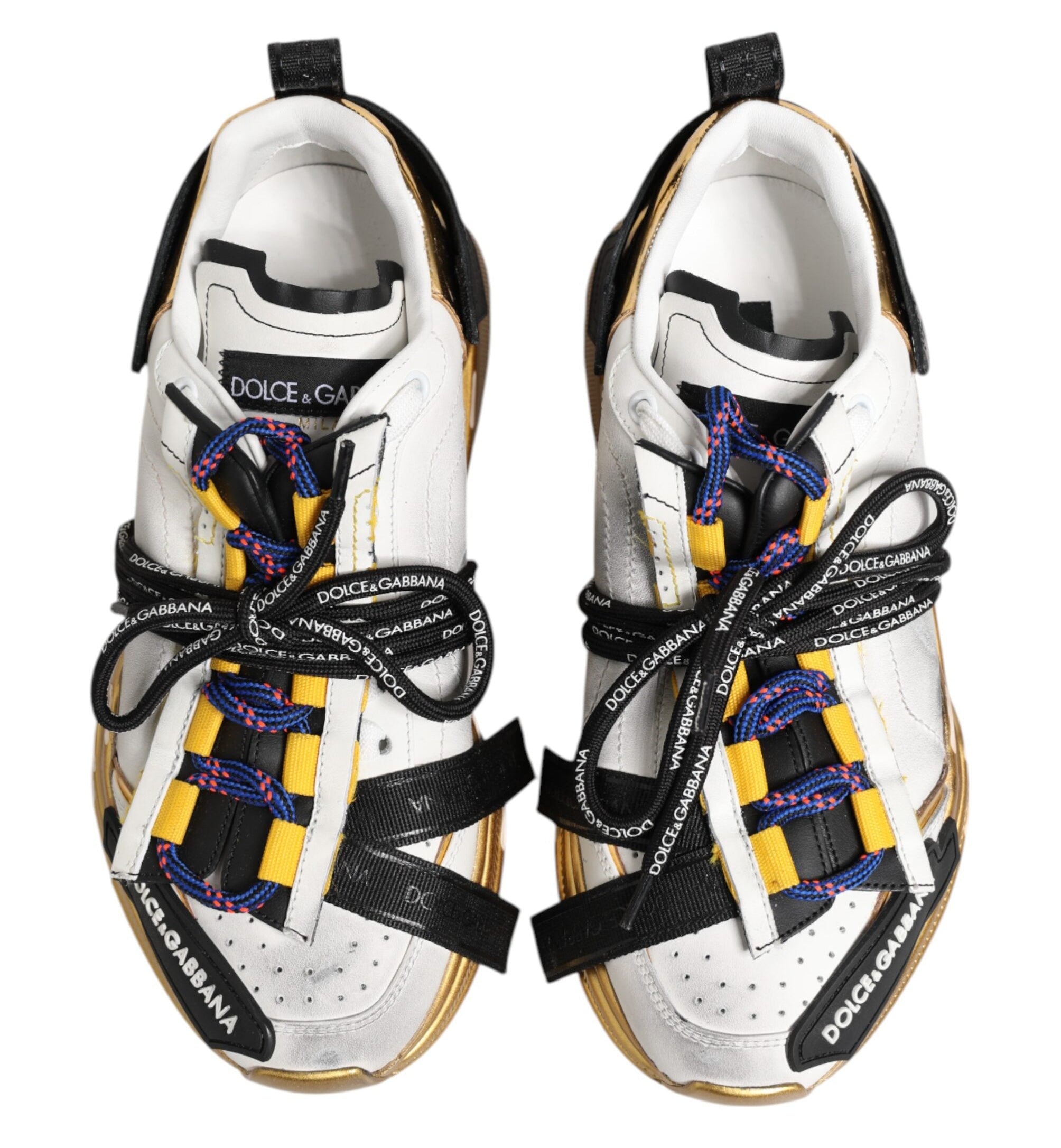 Dolce & Gabbana Multicolor Gold Daymaster Sneakers