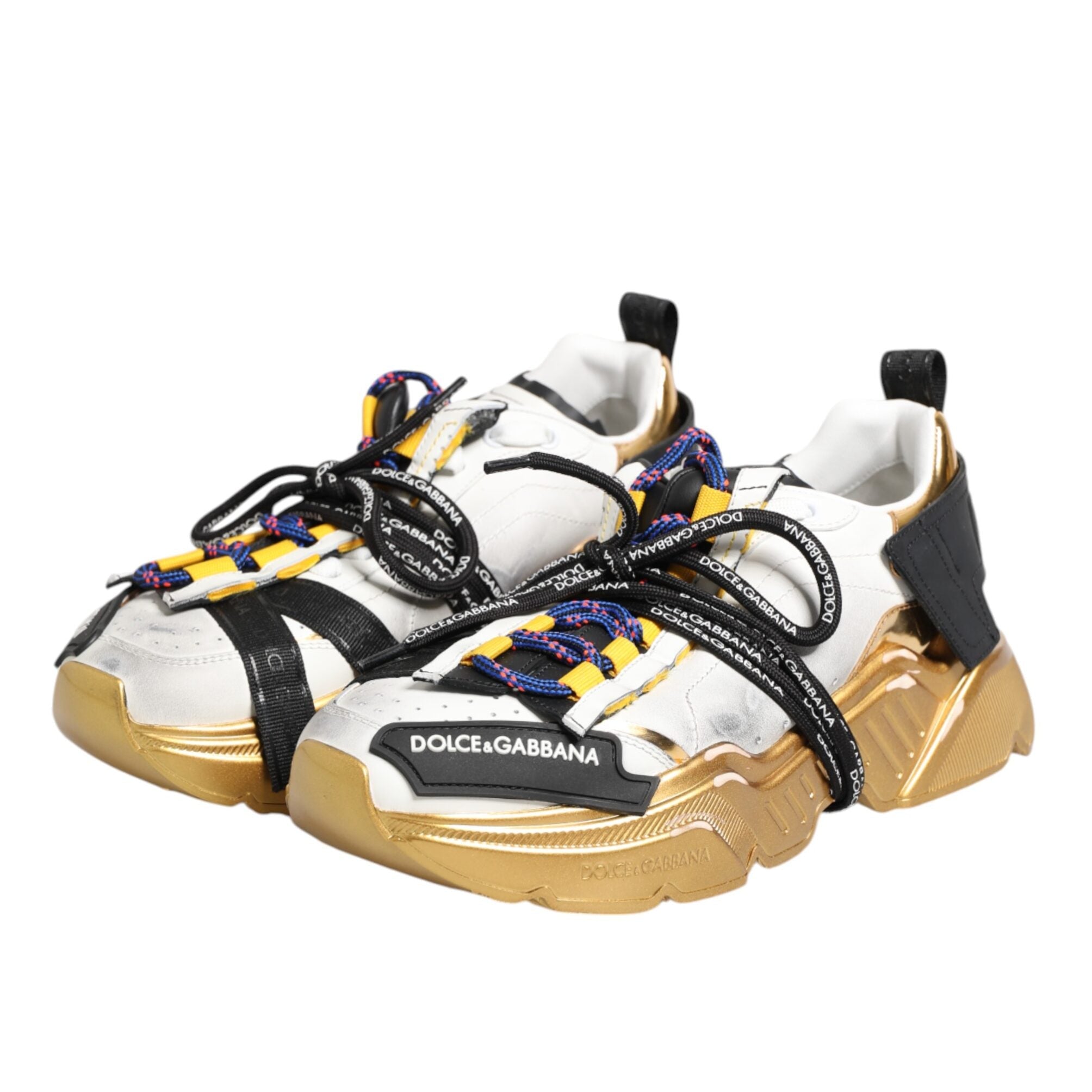 Dolce & Gabbana Multicolor Gold Daymaster Sneakers