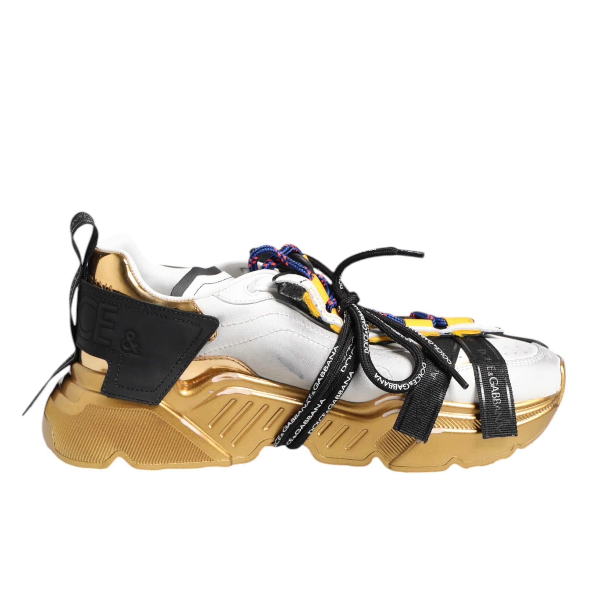 Dolce & Gabbana Multicolor Gold Daymaster Sneakers