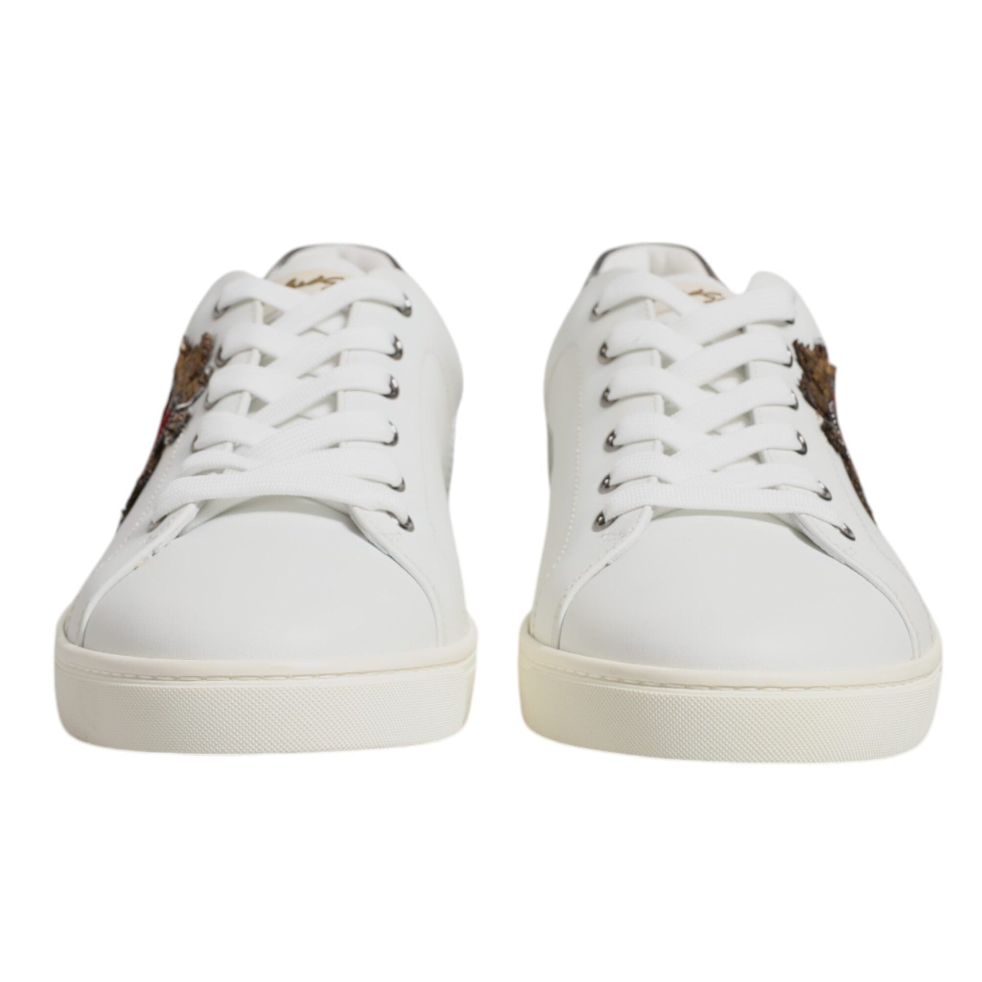 Dolce & Gabbana White Sacred Low Top Sneakers