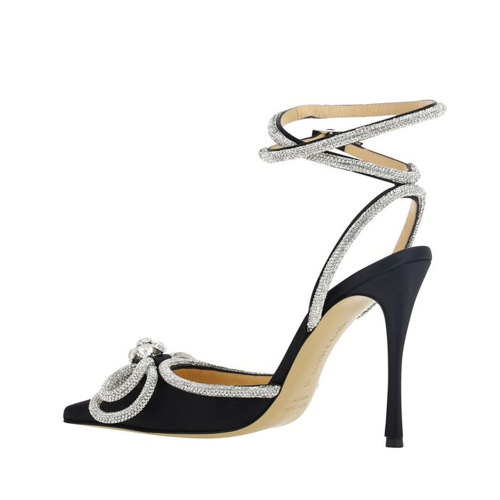 MACH & MACH Black Double Bow Pumps